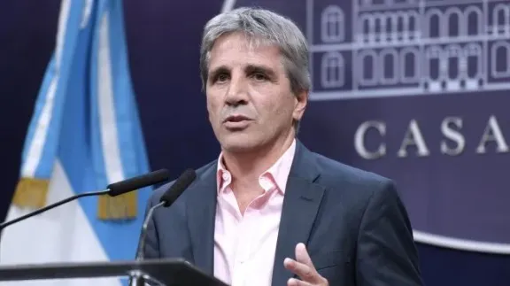 El mensaje de Caputo tras conocerse el dato de la inflación