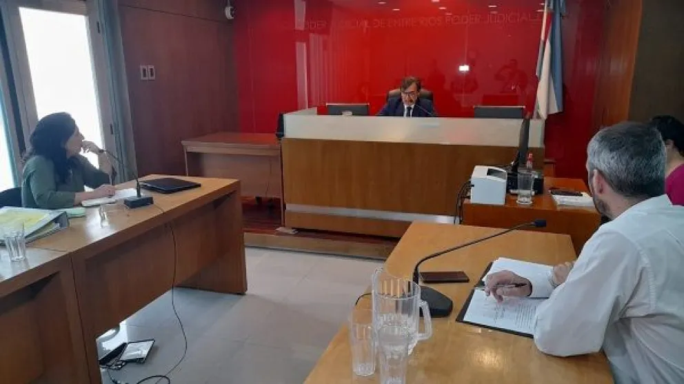 Imágen de la audiencia que se llevó a cabo este martes (Foto APFDigital)