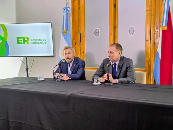 Este jueves Santilli vuelve a Entre Ríos para reunirse con Frigerio