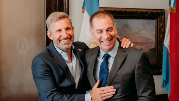 Frigerio a Santilli: Te llevas un apoyo contundente del Gobierno de Entre Ríos a los proyectos de reformas