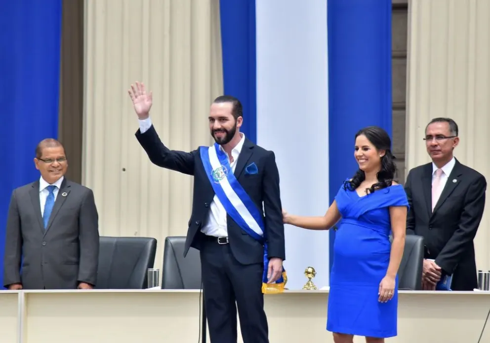 El presidente de El Salvador, Nayib Bukele 