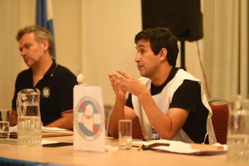 Abel Antivero, titular de Agmer. (Foto Lucha en la Calle)