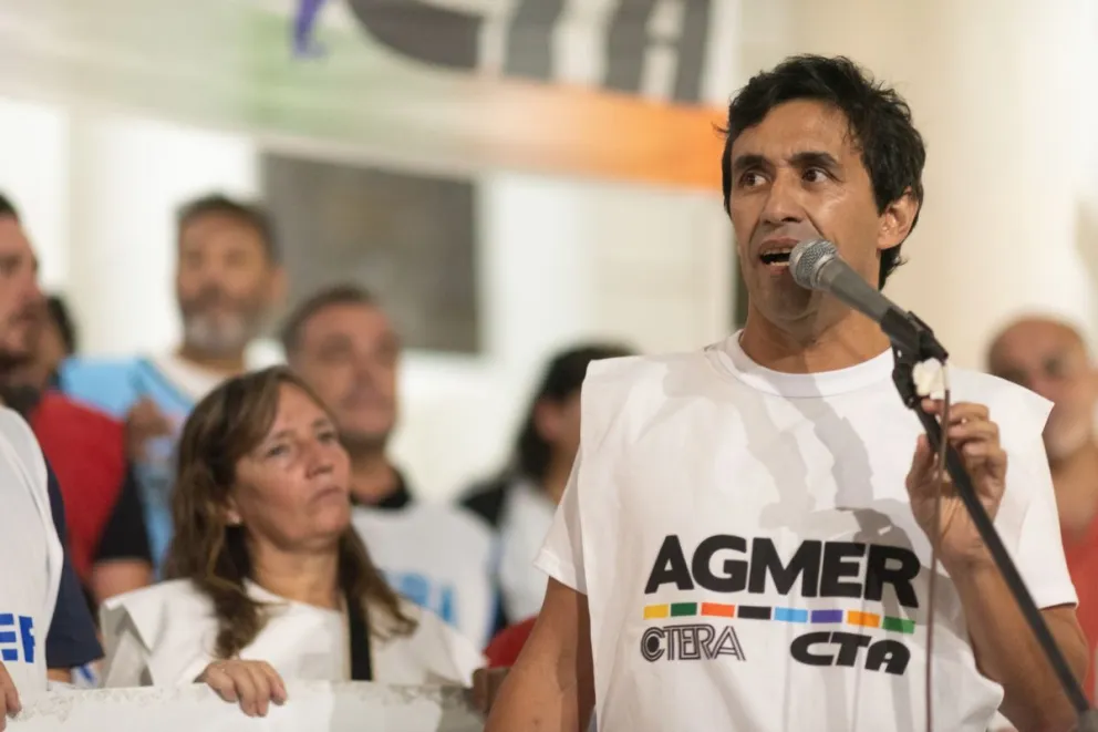 Abel Antivero, titular de Agmer (Foto Agmer)