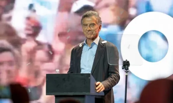 Macri encabezó un acto en Vicente López mientras prepara una gira de 20 días para posicionar al PRO