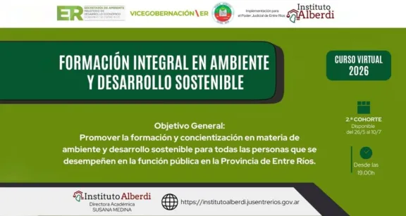La Secretaría de Ambiente y el Poder Judicial convocan a la segunda capacitación obligatoria en medio ambiente