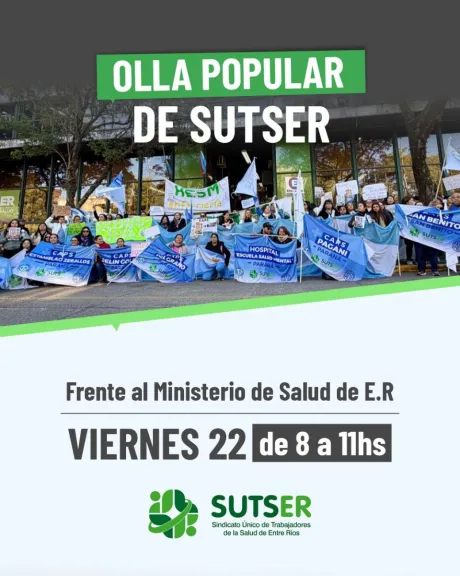 Trabajadores de Salud harán una olla popular en el Ministerio para reclamar mejoras salariales