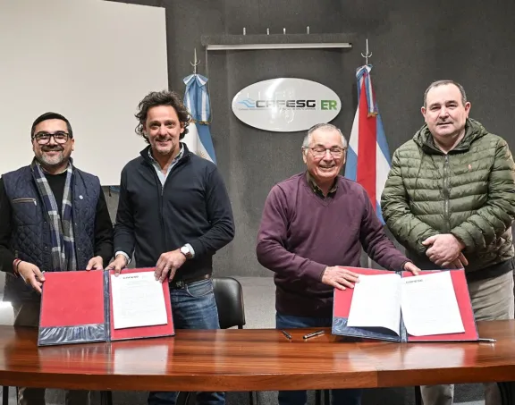 Cafesg firmó el contrato para la esperada reforma integral de la Escuela N°55 "Justo José de Urquiza" de Concordia