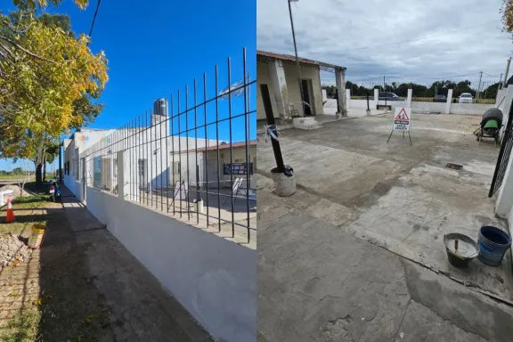 Se refaccionan instalaciones de la Escuela Balbarrey de Paraná