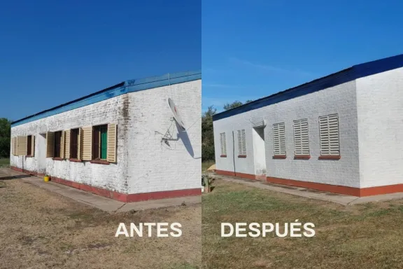 Se invirtieron más de 30 millones de pesos en mejoras edilicias y sanitarias en una escuela rural de Federal