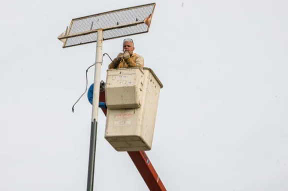 El Municipio de Paraná instaló nueva iluminación LED en el Complejo El Sol