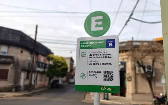 El lunes comienza a regir el nuevo sistema de estacionamiento medido en Concordia
