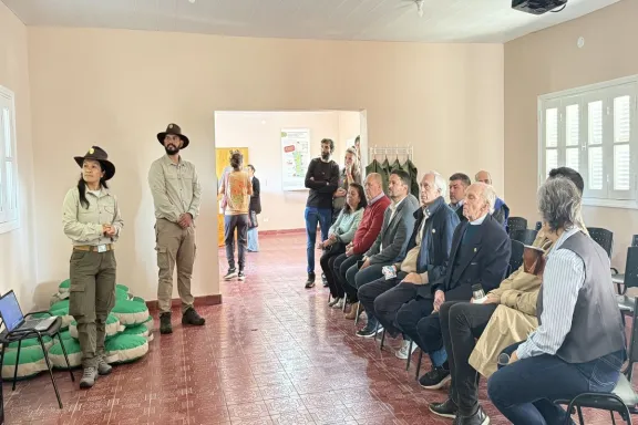 Se inauguró el centro de visitantes del parque provincial Islas y Canales Verdes del Río Uruguay