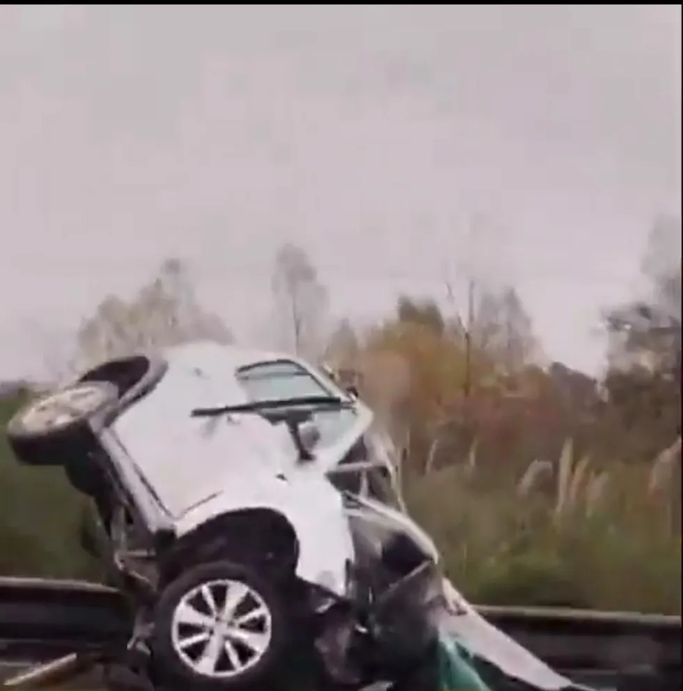 El después del accidente. Foto correspondiente a @jotaleonitti 
