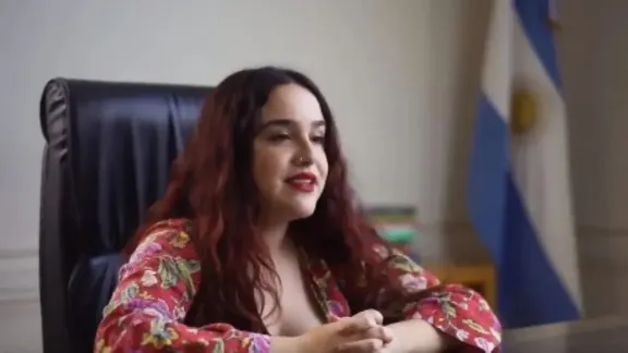 Ofelia Fernández en Paraná: "Tenemos la tarea de reconstruir una Argentina democrática"