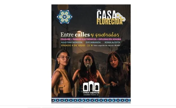 Inspirado en la obra de María Elena Walsh, el trío Entre Calles y Quebradas llega a Casa Grande