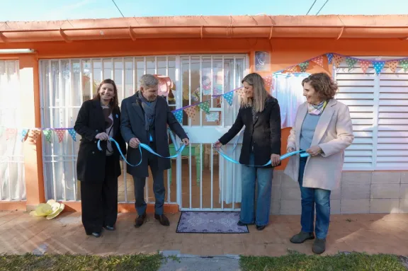Frigerio inauguró el primer jardín maternal municipal de Sauce Montrull