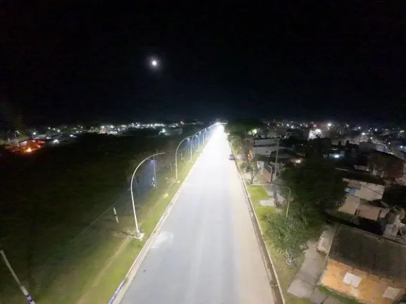 Concepción del Uruguay: el tránsito pesado ya tiene encendidas las 130 luminarias LED