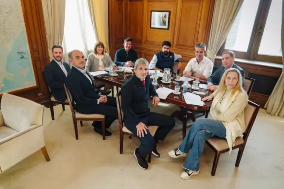 Karina Milei encabezó la reunión de la Mesa Política del Gobierno ya sin el ex jefe de Gabinete, Manuel Adorni
