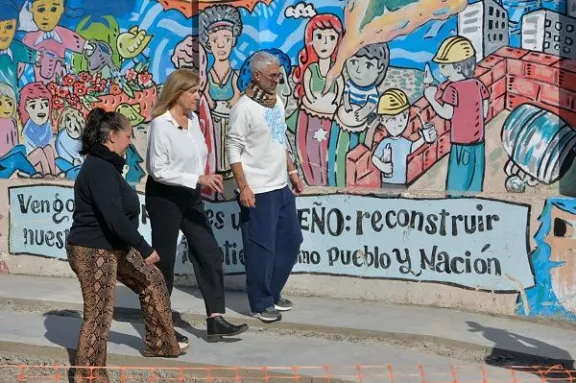 La intendenta Romero recorrió los avances del futuro Paseo Cultural que transformará el corredor de calle Racedo