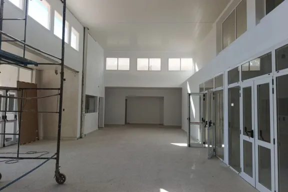 La obra del hospital de General Ramírez supera el 50 por ciento de avance