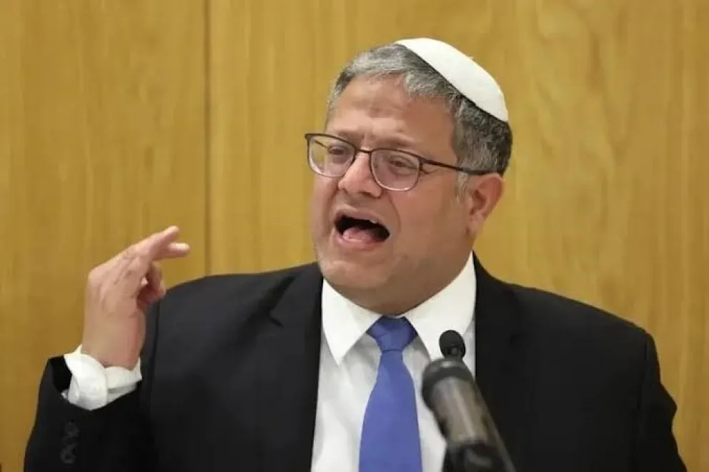 Ministro de Seguridad Nacional de Israel, Itamar Ben Gvir. 
