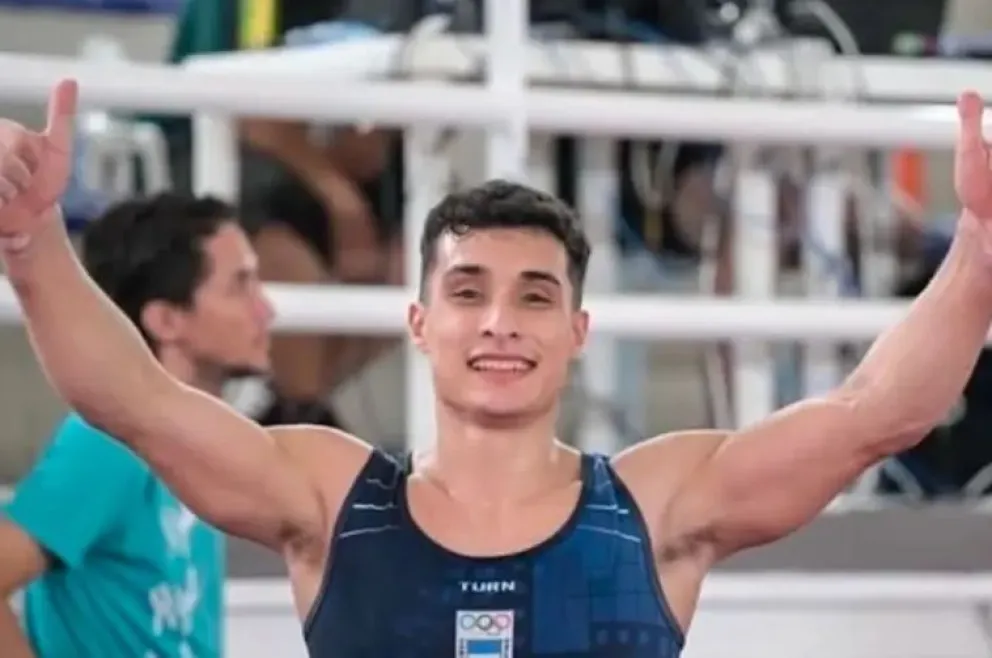 Santiago Mayol, gimnasta concordiense