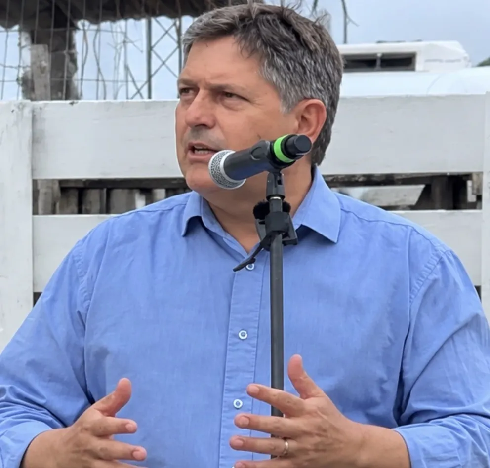 Hernan Besel, intendente de Basavilbaso. 