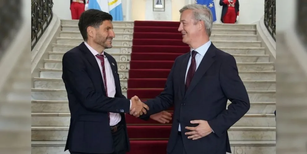 Pullaro (izquierda) y Erik Høeg (derecha). 
Foto: El Litoral 